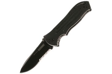 Image of Blackhawk Point Man Folding Knife - Serrated Edge 15PM11BK