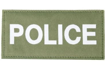 Image of Blackhawk! Police Patches 90IN04, White on Green