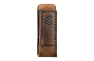 Image of BlackHawk Premium Leather Double Stack Magazine Pouch, Antiqued Brown, 45DS01AB