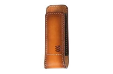 Image of BlackHawk Premium Leather Single Stack Magazine Pouch, Burnished Brown, 45SS01BB