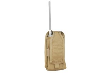Image of BlackHawk S.T.R.I.K.E. Gen-4 MOLLE System Radio Pouch PRC-112/LG, Size 146, Coyote Tan