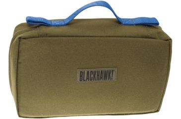 Image of BlackHawk S.T.O.M.P. Medical Pack Accessory Pouch w/Blue Handle - Olive Drab - 60SAP2OD