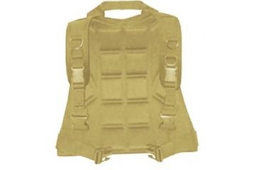 Image of BlackHawk S.T.R.I.K.E. Gen-4 MOLLE System Back Plate Carrier, Size 145, Coyote Tan