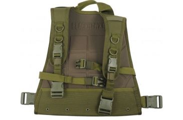 Image of BlackHawk S.T.R.I.K.E. Gen-4 MOLLE System Back Plate Carrier, Size 145, Olive Drab