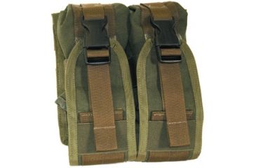 Image of BlackHawk S.T.R.I.K.E. Gen-4 MOLLE System M16 Double Mag Pouch Upside Down, Coyote Tan 37CL67CT