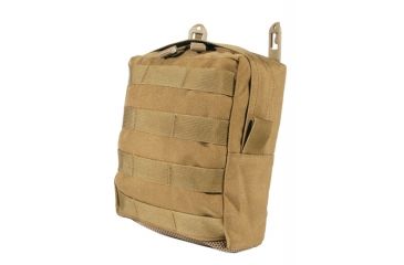 Image of BlackHawk S.T.R.I.K.E. Large Utility Pouch w/Zipper, Speed Clip - Coyote Tan 38CL60CT-GSA