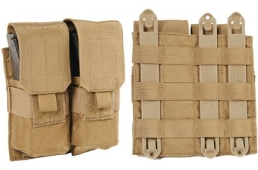 Image of BlackHawk S.T.R.I.K.E. M4/M16 Double Mag Pouch - Coyote Tan 38CL03CT