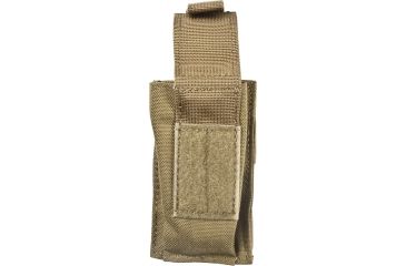 Image of Blackhawk S.T.R.I.K.E. Single Pistol Magazine Pouch w/TalonFlex &amp; Speed Clips, Coyote Tan, 38CL08CT
