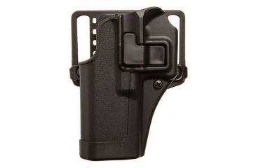 Fondina Serpa CQC Per Glock 26, Sinistra, Nera, In Fibra Di Carbonio, Con Attacco A Cintura E Pagaia
