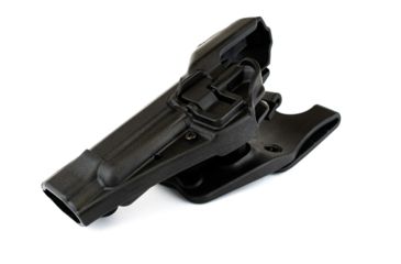 Image of Blackhawk SERPA Level 3 ALS Duty Holster, Left Hand, Black, Matte - Beretta 92/96 w/ or w/o Rails 44H104BK-L