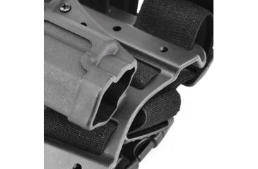 Image of Blackhawk SERPA Tactical Level 3 Thigh Holster, Black, Left Hand, Sig 220/226/228/229
