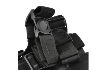 Image of Blackhawk SERPA Tactical Level 3 Thigh Holster, Black, Left Hand, Sig 220/226/228/229