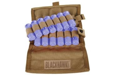 Image of BlackHawk S.T.R.I.K.E. 12 round Vertical Shotgun Ammo Pouch Coyote Tan