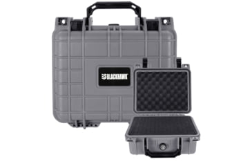 Image of BlackHawk Small 10.62in Waterproof Protective Gear Case w/Foam, Gray, BH00022-GRA