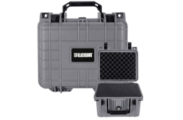 Image of BlackHawk Small Deep 10.62in Waterproof Protective Gear Case w/ Foam, Gray, Small, BH00023-GRA