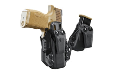 Image of BlackHawk Stache Nylon IWB Holster Premium Kit, Springfield Echelon, Ambidextrous, Black, 416107BK