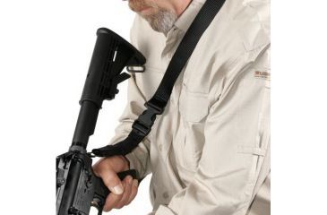 Image of Blackhawk Storm Single Point 300 Pound Test Sling QD, Black - 70GS15BK