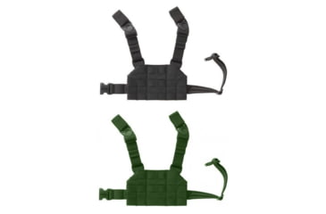 Image of BlackHawk S.T.R.I.K.E. Compact Drop Leg Platform - 3 rows x 6 slots x 4 slots, Black, Olive Drab