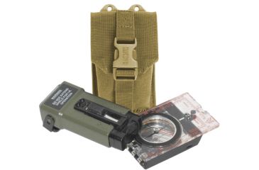 Image of BlackHawk S.T.R.I.K.E. Compass/Strobe Pouch with Speed Clip, Coyote Tan 38CL38CT 