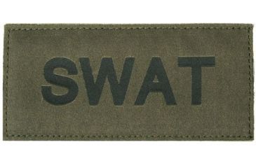 Image of Blackhawk! SWAT Patch, Black on Green