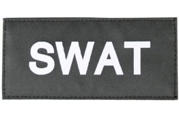 Image of Blackhawk White on Black 90IN07 SWAT Patch
