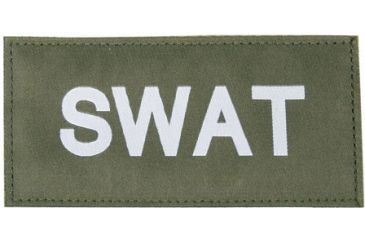 Image of Blackhawk 90IN07 SWAT Patch White on Green