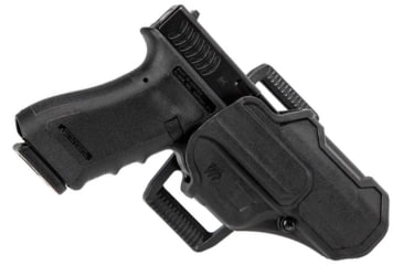 Image of BlackHawk T-Series L2C Compact Holsters, Glock 17, Right Hand, Matte Black, Black, 410700BKR