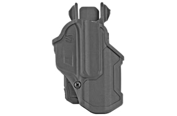 Image of BlackHawk T-Series L2C Compact Holsters, Glock 17, Right Hand, Matte Black, Black, 410700BKR