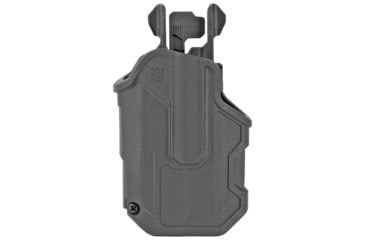 Image of BlackHawk T-Series L2C Compact Holsters, Glock 19/Glock 23/Glock 17/Glock 22/Glock 34/Glock 35, Right Hand, Matte Black, Black, 410200BKR