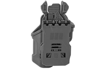Image of BlackHawk T-Series L2C Compact Holsters, Glock 19/Glock 26/Glock 27, Right Hand, Matte Black, Black, 410701BKR