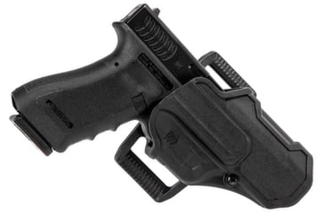 Image of BlackHawk T-Series L2C Compact Holsters, Glock 43/Glock 43X, Right Hand, Matte Black, Black, 410768BKR