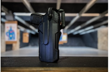 Image of BlackHawk T-Series L2C Light-Bearing Holster, TLR 7/8 Sig P320/P250/M11/M18, Right Hand, Injection Molded, Black, M990445BKR, EDEMO5