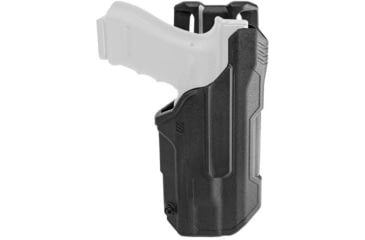 Image of USED BlackHawk T-Series L2C Light-Bearing OWB Holster, Sig P320/P250/M11/M18, TLR 7/8, Right Hand, Injection Molded, Black, M990445BKR, EDEMO6, Used, Condition Fair, Scratches