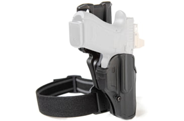Image of BlackHawk T-Series L2C Overt LB Glock 17 TLR7/8 L 19/22/23/31/32/45/47, Box, Black, 411200BKL
