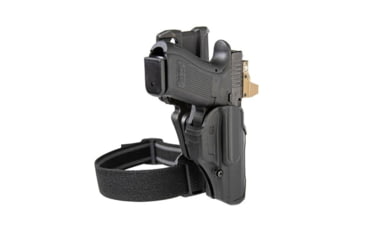 Image of BlackHawk T-Series L2C Overt Polymer OWB Belt Holster, Springfield Echelon, Right Hand, Black, 411791BKR
