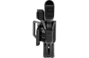 Image of BlackHawk T-Series L2C OWB Holster, Beretta, Polymer Belt Loop, Right Hand, Black, 410704BKR