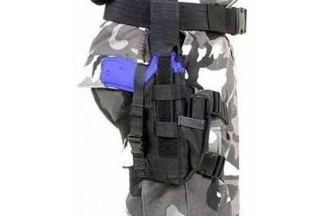 Image of BlackHawk Tactical Omega VI Elite Airborne X3 Assault Holster, Black, Right Hand - For Glock 20,21/USP 40,4