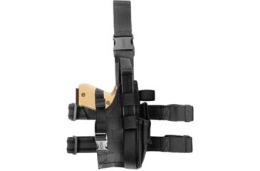 Image of BlackHawk Tactical Omega VI Elite Airborne X3 Assault Holster, Black, Right Hand - For Glock 20,21/USP 40,4