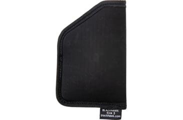 Image of BlackHawk TecGrip Pocket Holster, Ambidextrous, Black, 4, 40TP04BK