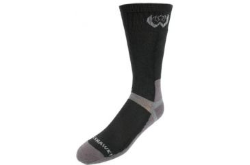 Image of BlackHawk Warrior Wear Medium Weight Boot Socks, Black, Size 10-13 - 83SK01BK 