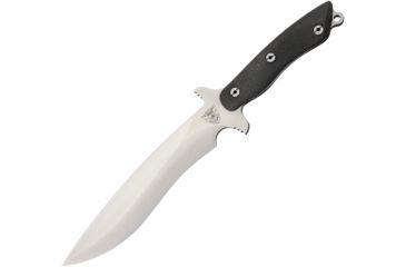 Image of Blackjack Classic Blades Mamba Fixed Blade Knife, 8.25in, A2 Tool Steel, Black, Kraton Handle BCB36