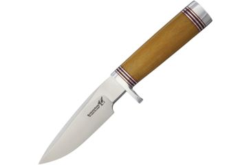 Image of Blackjack Classic Model 124 Natural Canv Fixed Blade Knife, 7in, A2 Tool Steel, Drop Point, Natural, Canvas Micarta Handle BCB124NM