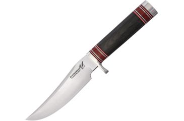 Image of Blackjack Classic Model 127 Fixed Blade Knife, 6in, A2 Tool Steel, Brushed, Black, Micarta Handle BCB127BM