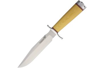 Image of Blackjack Classic Model 7 3V Steel Fixed Blade Knife, 7in, Standard Edge, Satin, Antique Ivory, Micarta Handle BCB7AM3V