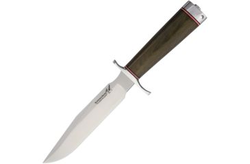 Image of Blackjack Classic Model 7 3V Steel Fixed Blade Knife, 7in, Standard Edge, Satin, Green, Canvas Micarta Handle BCB7GM3V