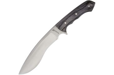 Image of Blackjack Fixed Blade Knife, 8.75in, Gray, Wood Handle BJ065