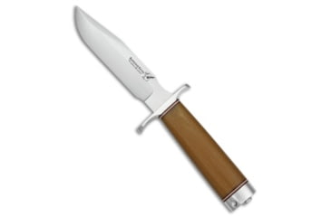 Image of Blackjack Knives BlackJack Classic Model 5 Fixed Blade Knife Natural Micarta 5.5" A-2, Brown, A2, adult, BHQ-39375