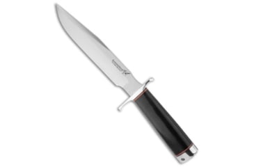 Image of Blackjack Knives BlackJack Classic Model 7 Fixed Blade Knife Black Micarta 7" Satin, Black, A2, adult, BHQ-16841