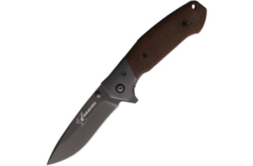 Image of Blackjack Linerlock Brown Micarta, BCB157