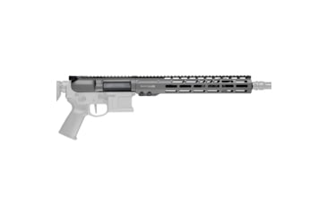Image of Blackout Defense Complete Dual Taper Lock .223 Wylde Upper Receiver Group, Slick Side, 13.9in Mid, Grey, URG-DTL-223W-13.9-SLICK-GRY